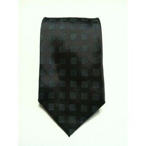 NWOT LUCIANO VERSI MENS NEW DARK GRAY 100%SILK CLASSIC NECKTIE WIDTH: 3 3/4"